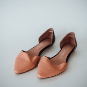 Jeffrey Campbell / Brown + Black D'orsay Flats